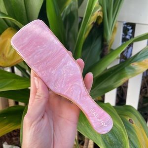 Emi Jay Mini Boar Bristle Brush in Pink Sugar